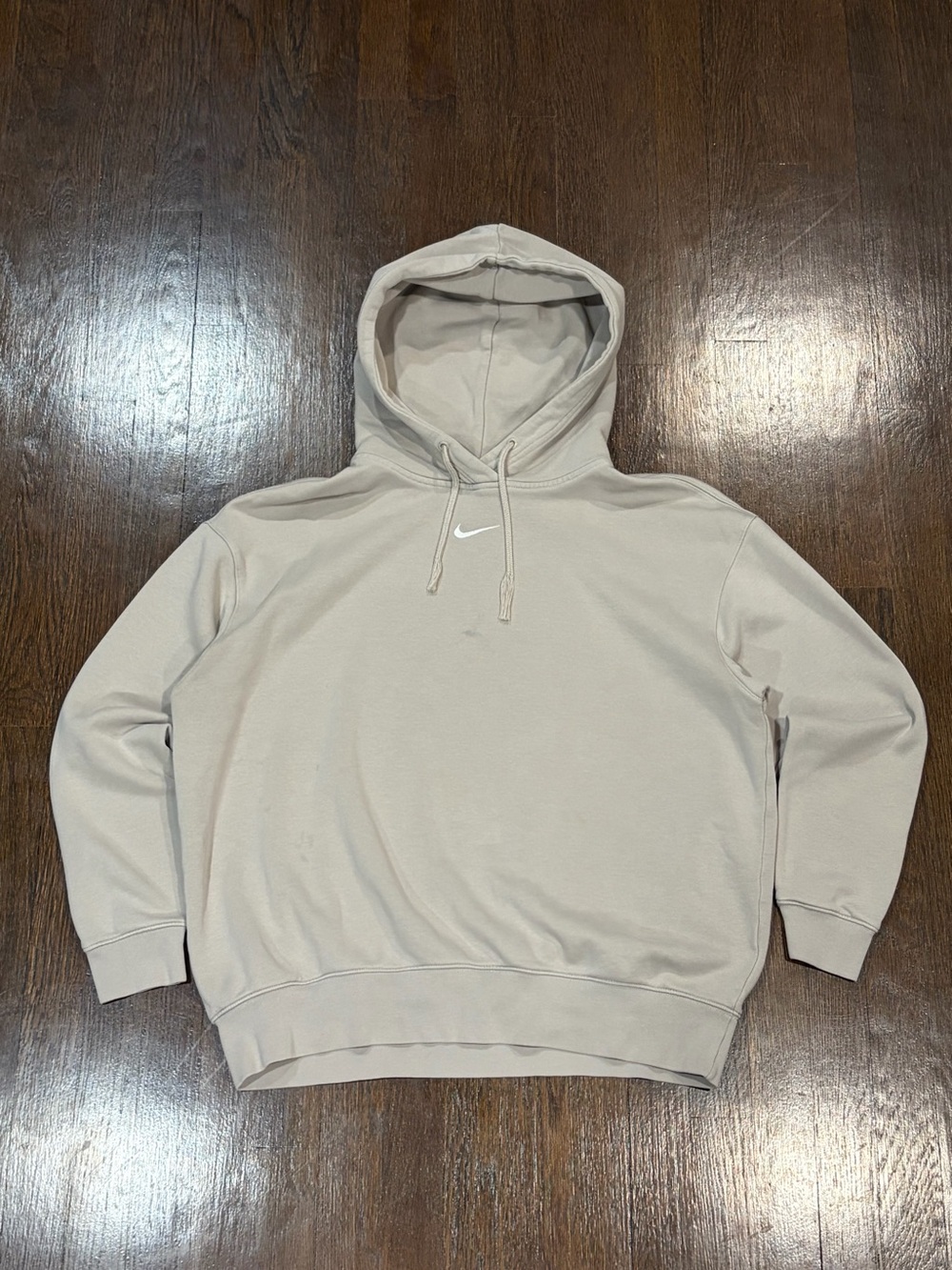 Nike light grey hoodie